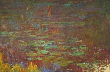 Flores Painting - Atardecer mitad derecha Claude Monet Impresionismo Flores